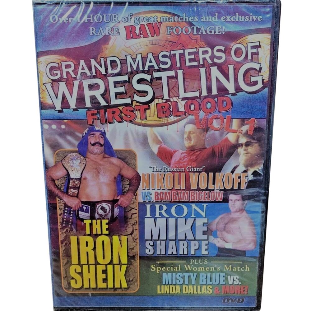 Grand Master of Wrestling "First Blood" Vol 1 Iron Sheik (DVD) Brand New Sealed